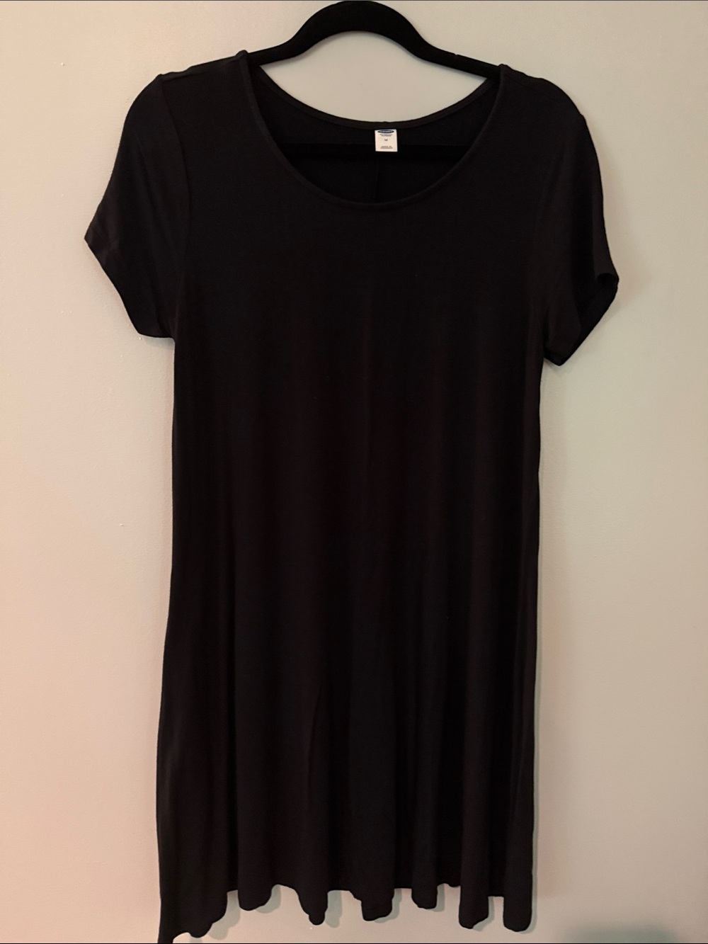 Women's Black Short Sleeve Swing Tunic